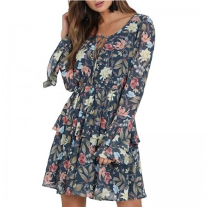 Manicotto a campana per mini dress da donna